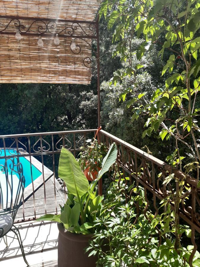 Bed and Breakfast Le Calme De La Garrigue Russan Exterior foto