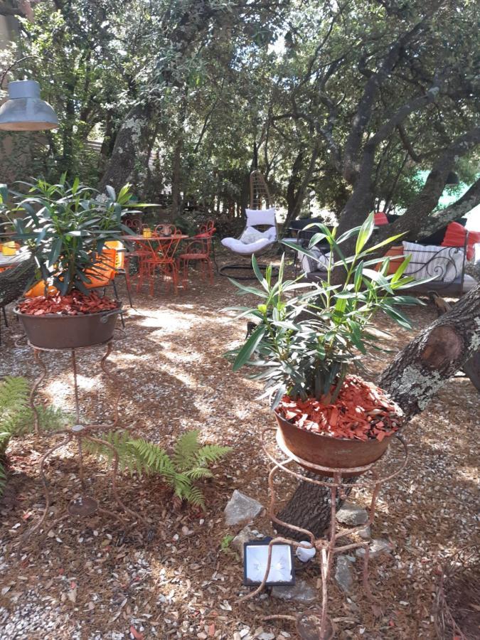 Bed and Breakfast Le Calme De La Garrigue Russan Exterior foto